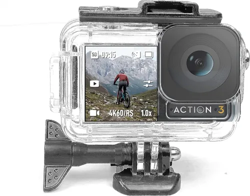 Miniatura 3 de Estuche de buceo y empuñadura flotante para DJI Osmo Action 5, 4 y 3 Protección impermeable, estabilidad mejorada, aventuras submarinas