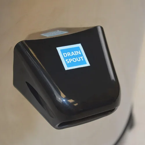 Miniatura 5 de Panda Secadora Centrífuga Portátil de 3200 RPM – Capacidad de 22 libras, Tambor y Carcasa Exterior de Acero Inoxidable, 110V – Elegante Gris Oscuro