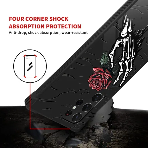 Miniatura 194 de CARLOCA Funda compatible con Samsung Galaxy S22 Ultra, diseño gráfico de Star Howling Wolfs Samsung Galaxy S22 Ultra, diseño gráfico, a prueba