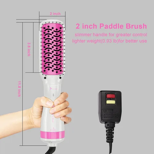 Miniatura 6 de DAN Technology Cepillo secador 3 en 1, cepillo secador de pelo, cepillo de paleta, cepillo alisador de pelo, cepillo secador de pelo para cabello