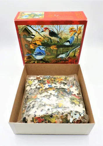 Miniatura 4 de Cobblehill 70010 JackPine Puzzles 1000 - Comedero para patio trasero, varios