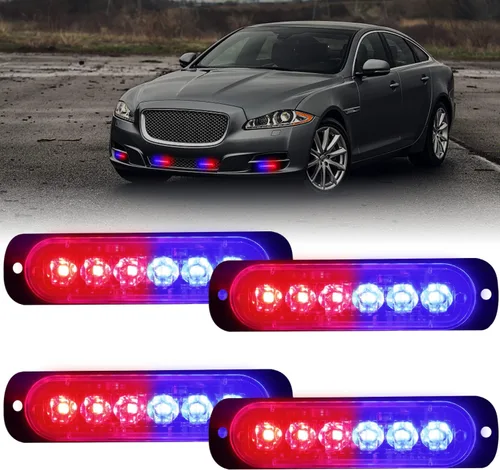 Miniatura 8 de XT Auto - Luz estroboscópica de advertencia (6 luces LED)