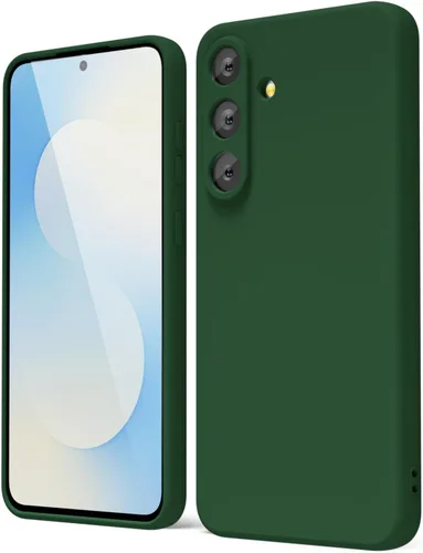 Miniatura 325 de oakxco Funda para teléfono Samsung Galaxy S21 Ultra con agarre de silicona líquida, bonita funda delgada y delgada de goma suave de TPU lisa