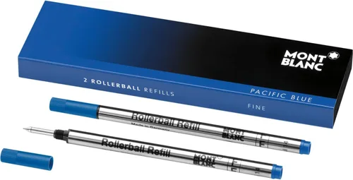 Miniatura 3 de MONTBLANC Recambio para rollerball, fino, 2 x 1, negro misterioso (105162)