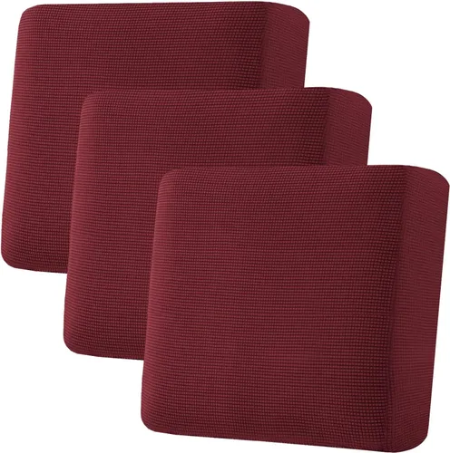 Miniatura 35 de H.VERSAILTEX Fundas Súper Elásticas para Asiento Individual, Fundas de Sofá, Fundas de Cojines, Juegos de Fundas, Tela Gruesa de Sarga con Textura