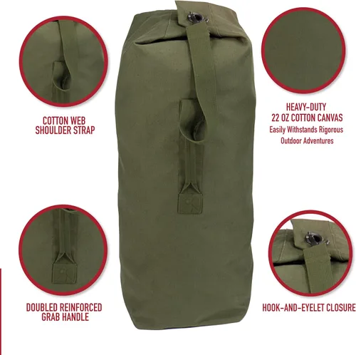 Miniatura 3 de Rothco Saco marinero de tela, de carga superior
