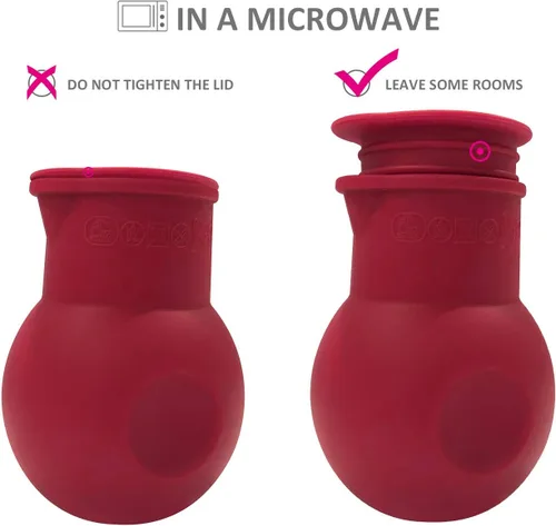 Miniatura 5 de Webake Olla de silicona para derretir y verter chocolate para microondas, calentador de mantequilla de caramelo para molde, salsa de calor, jarabe
