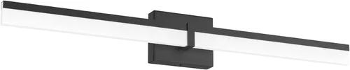 Miniatura 11 de Tipace Lámparas de baño negras de 24 pulgadas, luces LED modernas sobre espejo (luz blanca, 6000 K)