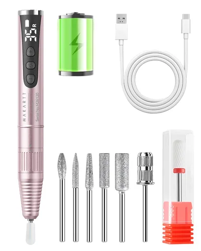 Miniatura 11 de Taladro de uñas eléctrico, Púrpura