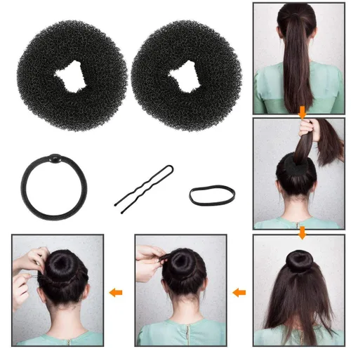Miniatura 4 de Juego de peinado de cabello, accesorios para trenzar bricolaje, herramienta mágica de trenzado de cabello en espiral rápido para mujeres y niñas