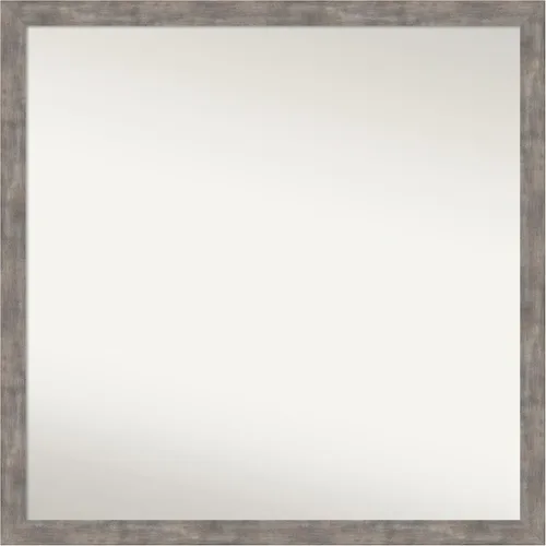 Miniatura 197 de Amanti Art Silver Bathroom Mirror for Over Sink, 24x49 Custom Made Marred Pewter Rectangle Vanity Mirror, Oversize Casual Wood Frame, Hangs Estaño