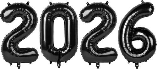 Miniatura 32 de Globos de números de 5 globos de 40 pulgadas, decoraciones de cumpleaños azules para niños y niñas, globos de números azul marino grandes