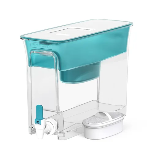 Miniatura 9 de Waterdrop Slim - Dispensador de filtro de agua alcalina, 35 tazas, gran capacidad, 100 galones de larga duración, filtración más rápida, reduce