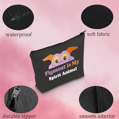 Miniatura 3 de Bolsa de maquillaje cosmética de dragón púrpura Una pequeña chispa dragón púrpura imaginación dragón púrpura fans regalo dragón púrpura regalo Higo