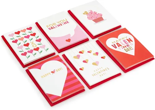 Miniatura 3 de Hallmark Surtido de tarjetas del día de San Valentín, rosa y rojo (36 tarjetas y sobres)
