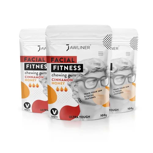 Miniatura 22 de Jawliner® - Pioneros de la goma de mandíbula artesanal más resistente 15 veces más dura, incluye 12 semanas de entrenamiento - Goma dura de menta