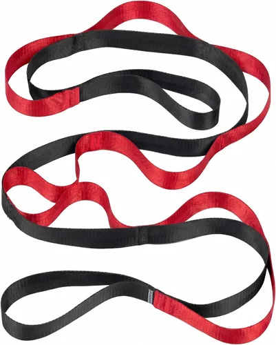 Miniatura 12 de Acozycoo Correa de estiramiento con 10 bucles, correa de yoga para terapia física, entrenamiento en casa, entrenamiento de pilates y flexibilidad