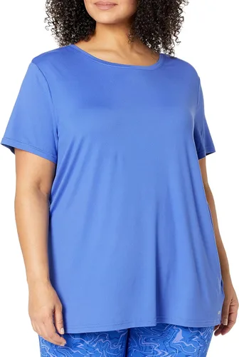 Miniatura 114 de Amazon Essentials Camiseta de manga corta con cuello redondo para mujer, de secado rápido, para entrenamiento, gimnasio, paquete múltiple
