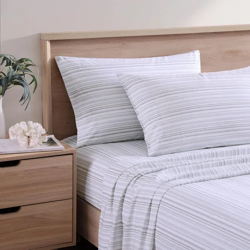 Miniatura 112 de Tommy Bahama - Juego de sábanas tamaño King, ropa de cama de percal 100% algodón con una sensación crujiente y fresca, sábanas con sábana bajera