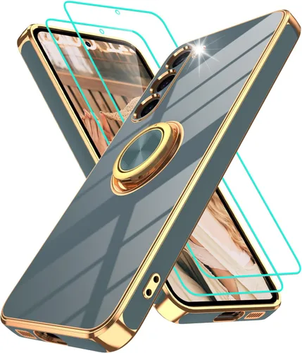 Miniatura 104 de Gritup Funda para Samsung Galaxy A14 5G: Funda Samsung A14 con 2 Protectores de Pantalla, Soporte de Anillo con Rotación 360°, Soporte Magnético