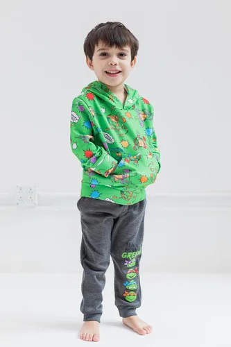 Miniatura 5 de Teenage Mutant Ninja Turtles Conjunto de sudadera con capucha y pantalones de forro polar, tallas para niños pequeños y grandes (2T - 18-20)