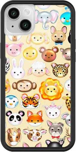 Miniatura 11 de Fundas Wildflower - Realización Par x Devon Lee Carlson, Compatible con Apple iPhone 13/14 Rojo, Ranas, Colaboración - Protector de goma negro