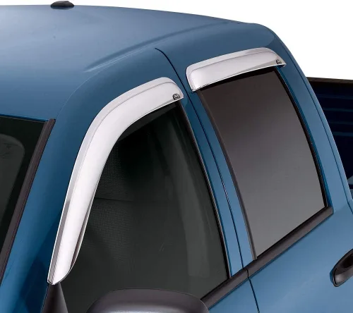Miniatura 6 de Auto Ventshade [AVS] Protectores contra la lluvia para montaje exterior para Chevrolet Silverado 2019-2025, GMC Sierra 1500, 20-25 Silv./Sierra