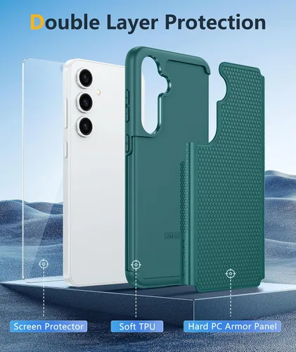Miniatura 1149 de FNTCASE Funda para iPhone 17 Pro: Fundas delgadas translúcidas de color azul claro compatibles con MagSafe, protección completa de la cámara