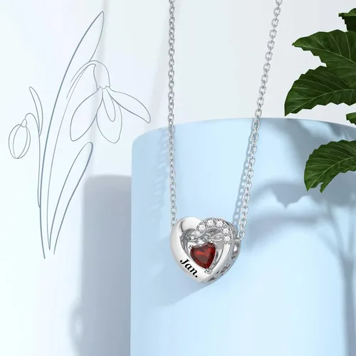 Miniatura 14 de SEVENWELL Dijes de piedra natal con flor grabada para el mes de nacimiento, pulsera de plata de ley 925, feliz cumpleaños para mujer