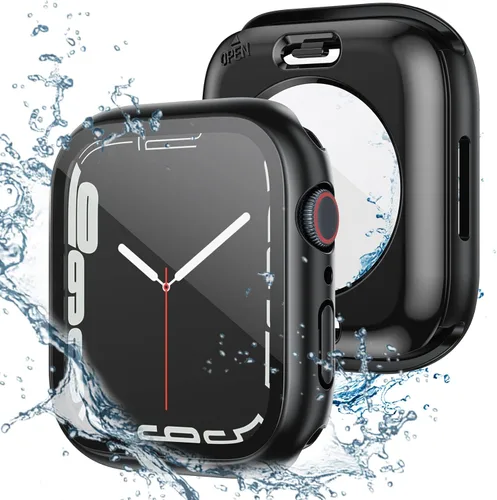 Miniatura 24 de Tensea - Funda protectora de pantalla impermeable para Apple Watch (2 en 1) para Apple Watch Serie SE 7, 5, 4, accesorios de 41 mm, iWatch protector