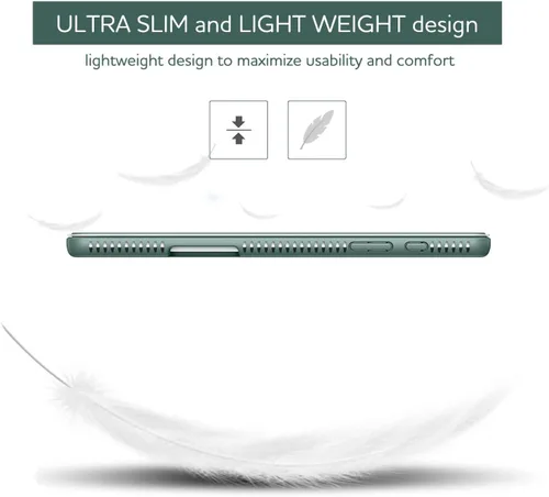 Miniatura 3 de SURITCH Protector de pantalla integrado, soporte para lápices, apagado y encendido automático, funda de piel ligera de cuerpo completo con soporte