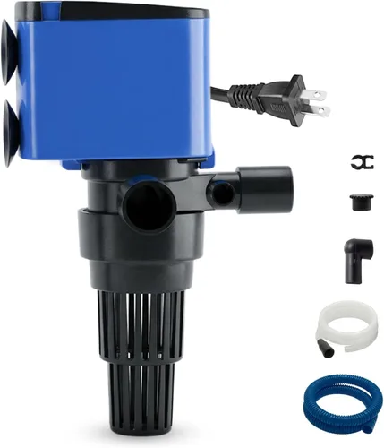 Miniatura 11 de Aqua Dream 475 GPH Aquarium Powerhead - Bomba de filtro sumergible 3 en 1 con oxigenación de aire y flujo ajustable, bomba de circulación de agua