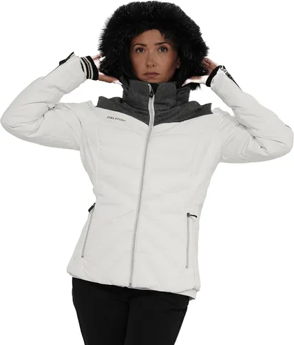 Miniatura 5 de DIEL SPORT FEMA - Chaqueta de plumón de esquí para mujer, impermeable, cálida, con capucha, abrigo de nieve aislado