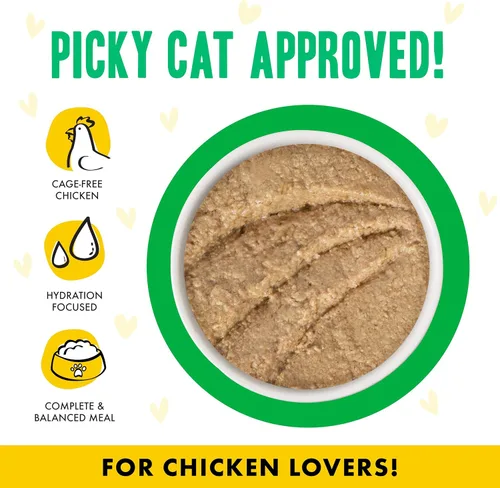 Miniatura 3 de Weruva B.F.F. Play - Best Feline Friend Paté Lovers, Aw Yeah!, Chicken & Lamb Laugh Out Loud con pollo y cordero, lata de 5.5 onzas (paquete de 8)