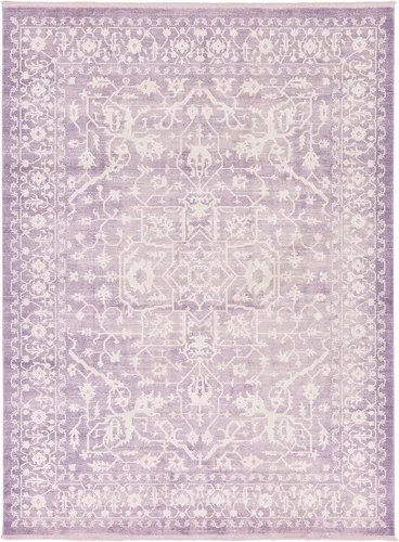 Miniatura 38 de Unique Loom Diseño tradicional clásico intrincado con detalles vintage envejecidos, alfombra de área, 3 pies 3 pulgadas x 5 pies 3 pulgadas, gris