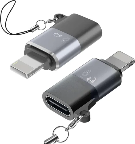 para DJI mic mini adaptador de rayo, adaptador USB C a iluminación, adecuado para conectar micrófonos inalámbricos, memoria flash USB, lectores de