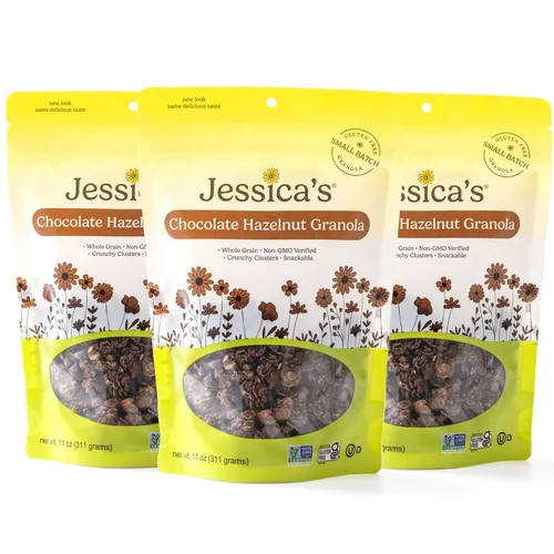 Miniatura 12 de Jessica's Natural Foods - Granola de cereza de almendras sin gluten hecha con cerezas secas de Michigan y almendras tostadas, sin OMG, sin sabores