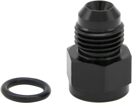 Miniatura 8 de 1/8 NPT hembra a -3 AN AN3 macho Flare Thread Expander adaptador Expander Accesorios de manguera Aluminio Negro