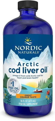 Miniatura 8 de Nordic Naturals Arctic CLO - Aceite de hígado de bacalao para corazón, salud cerebral y bienestar óptimo, 56783, 1