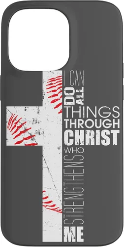Miniatura 21 de Baseball Phone Case Christian Bible Verse Philippians 4:13 Case for iPhone 17
