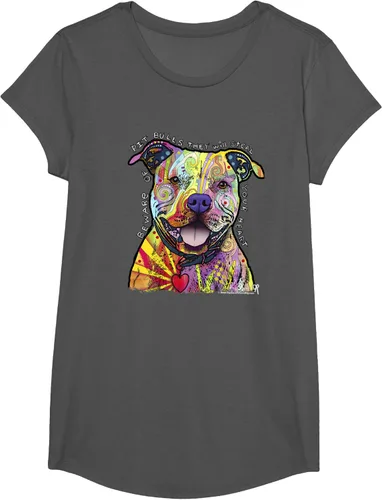 Miniatura 36 de Beware Of Pit Bulls, Dean Russo Pitbull Original - Camiseta para amantes de los perros, Negro