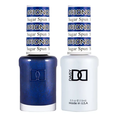 Miniatura 22 de Juego de esmalte de uñas de gel DND, Colección Azul, esmalte de gel UV/LED y laca de uñas de secado al aire, dúo de esmalte sin astillas a juego