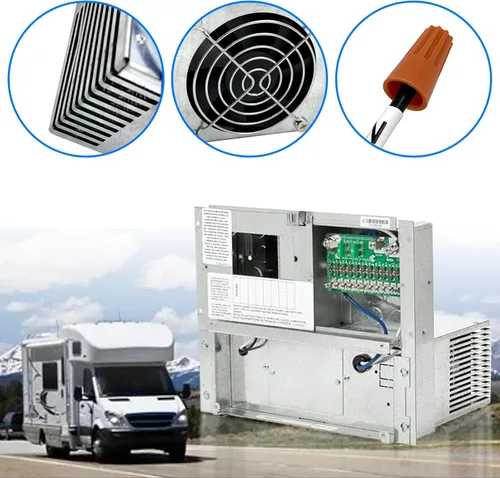 Miniatura 6 de 45RU Rv Componentes de alimentación incorporados W/cargador de batería Convertidor/cargador de tres etapas de corriente de 45 amperios Compatible