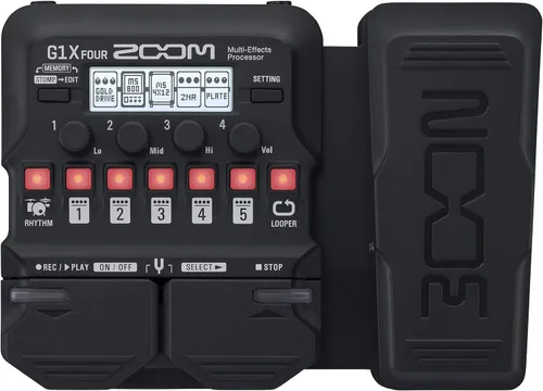 Miniatura 6 de Zoom G1 FOUR - Pedal de procesador multiefectos para guitarra, con más de 60 efectos integrados, modelado de amplificador, bucle, sección de ritmo