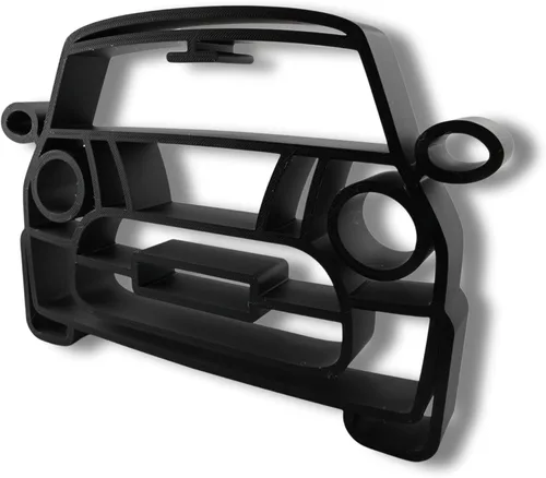 Miniatura 4 de Escultura clásica para automóvil en color negro mate, figura coleccionable de coche deportivo británico, modelo de automóvil compacto independiente