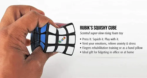 Miniatura 3 de Rubiks - Juego de regalo de 3 piezas, cubo blando, estrella mágica, bola arcoíris