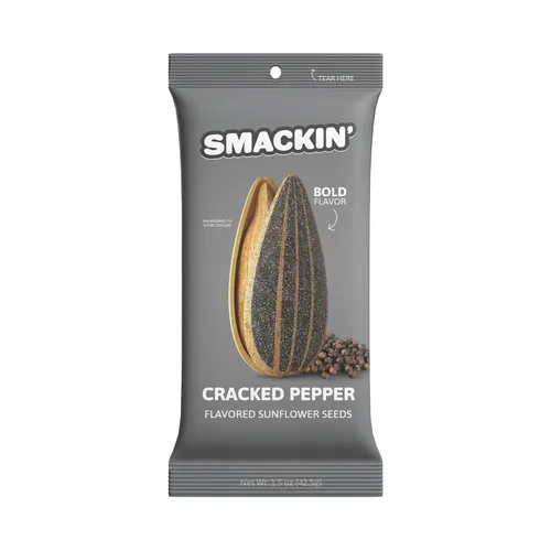 Miniatura 14 de SMACKIN' Semillas de girasol, tostadas Jumbo de lote pequeño, hechas en Estados Unidos - Canela Churro. Bolsas de 1.5oz (paquete de 36)