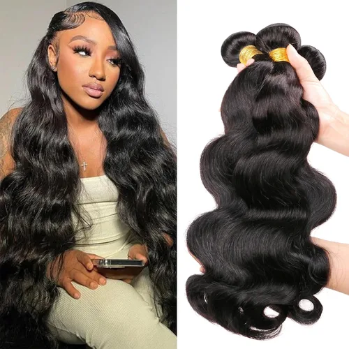 Miniatura 46 de Extensiones de cabello humano afro rizado 4B 4C Afro Kinky a granel de cabello humano virgen sin procesar para mujeres, negro natural, 8 pulgadas