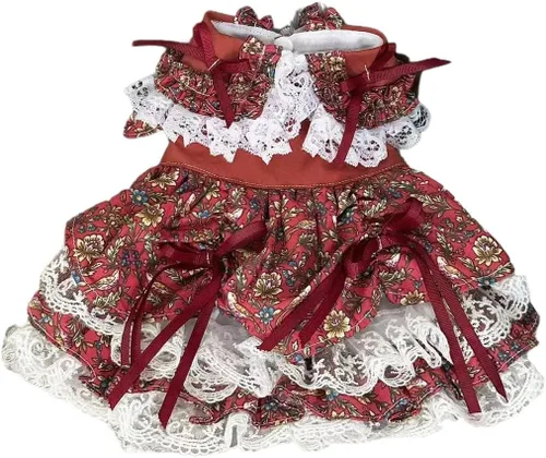 Miniatura 16 de Moda Vestido de Princesa de Chifón para Perro Dulce Cachorro para Perro EXTRAL Pequeño y Perro Pequeño Rosa M