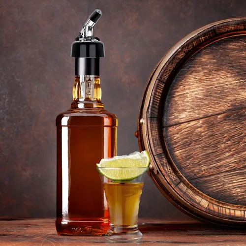 Miniatura 3 de Oggi Vertedor de botellas con medida automática, vertedor de botellas de licor, Jigger Quick Shot - Vertedor de medición espiritual, 1 onza